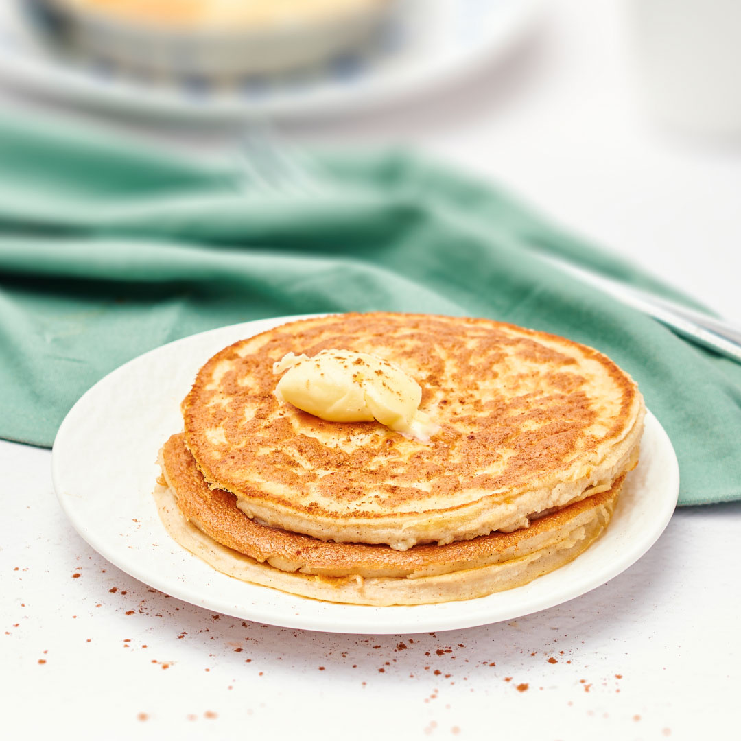 American pancakes appel-kaneel