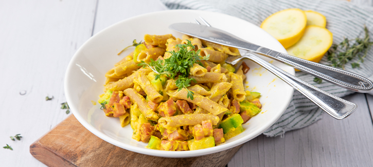 Penne carbonara