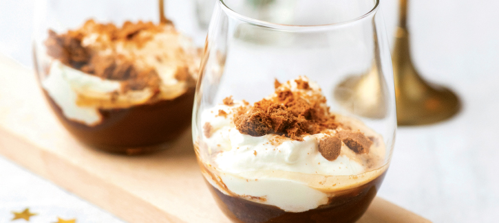 Speculaas-chocolade toetje