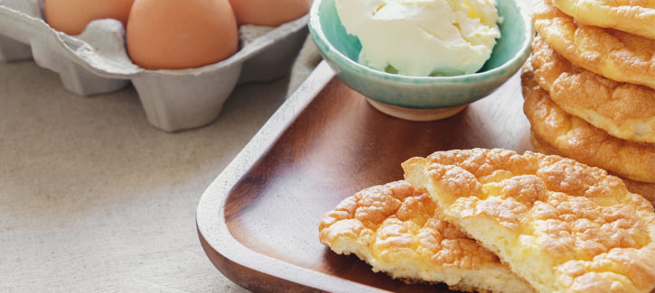 Glutenvrije wolkenbroodjes