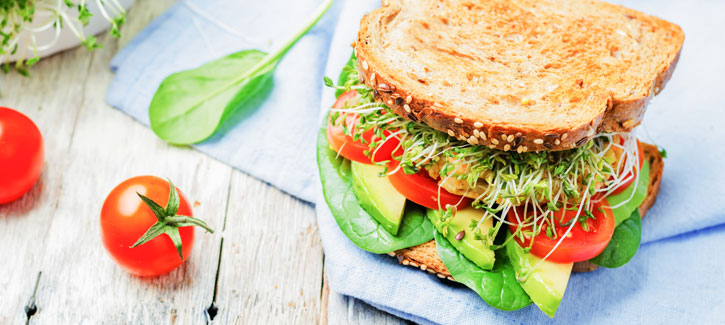 Kip avocado sandwich