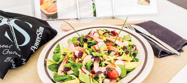Aziatische garnalensalade