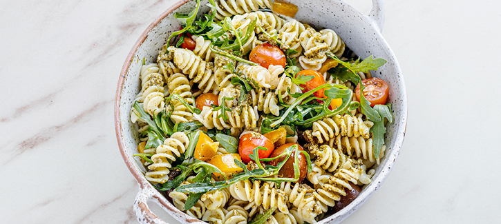 Pasta pesto met cherrytomaatjes