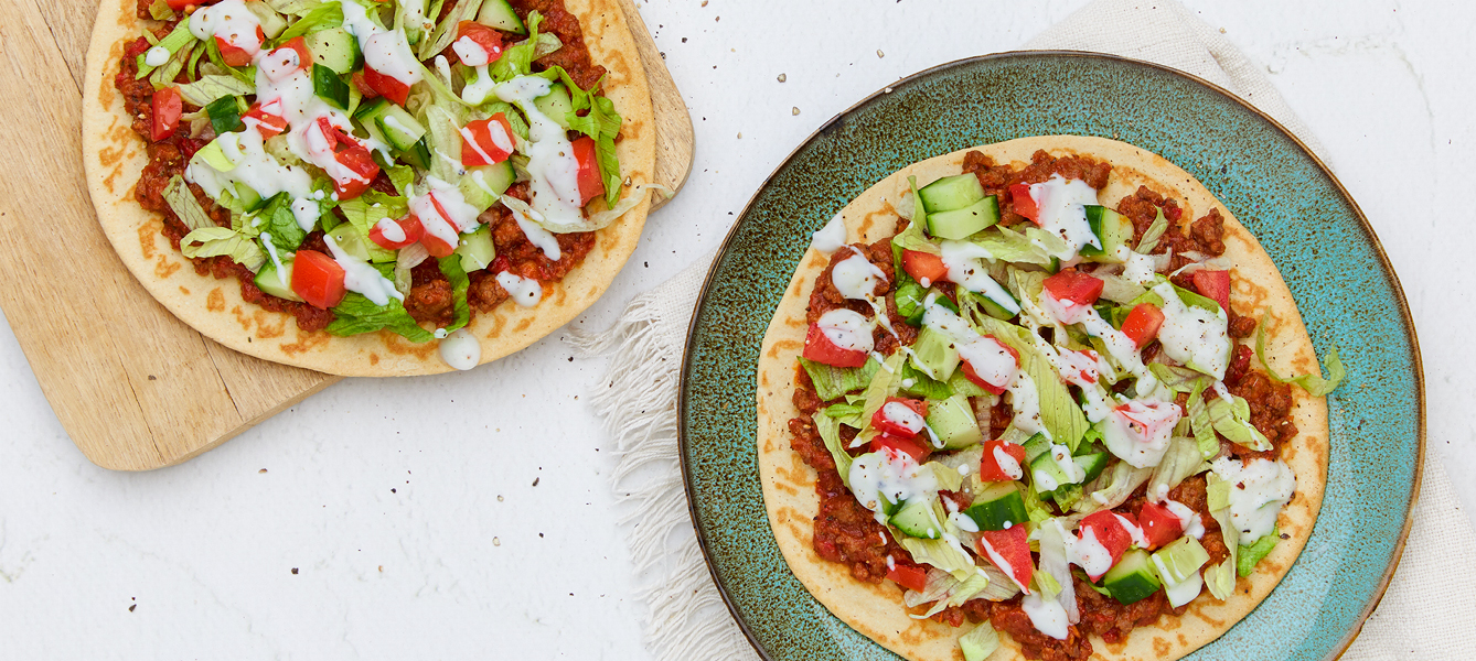 Gezonde Turkse pizza