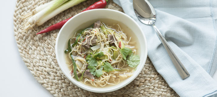 Vietnamese noodlesoep