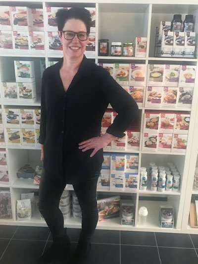 Ik blijf nog even die stok achter de deur houden!*