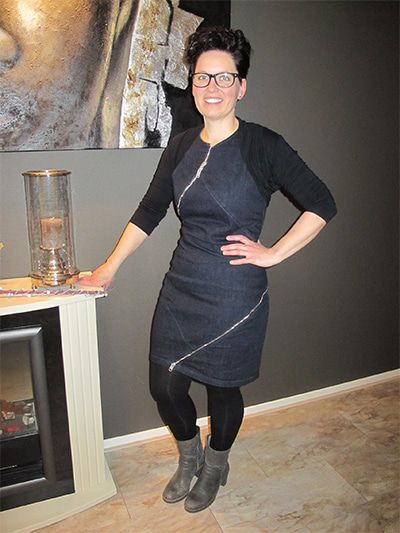 Genietend naar een mooi figuur *