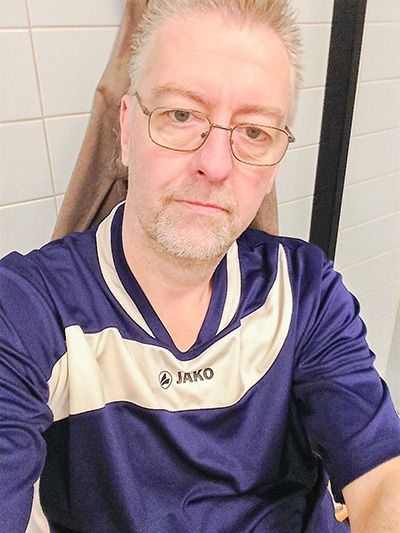 Halverwege de wedstrijd sta ik op voorsprong!*
